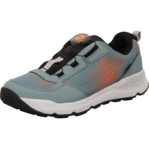 Superfit Kinderschuh Jungen hellgrün orange kombi mit heller Sohle