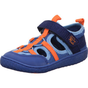 affenzahn jungen sandale vegn roughy blau klettverschluss