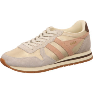 gola damen sneaker daytona blaze gold cameo dark brown schnürer