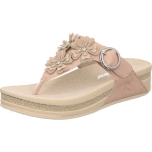 Rieker Damen Zehenschuh rosa kombi mit heller Sohle