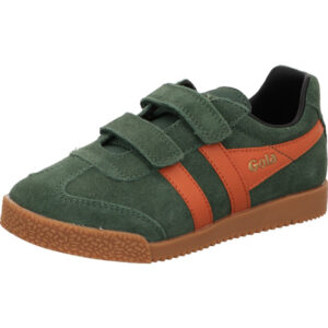 gola kinder sneaker harrier strap dunkelgrün klettverschluss