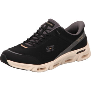 skechers damen halbschuh glide step gratify black