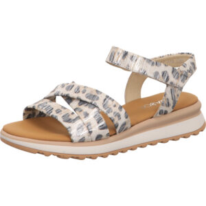 Gabor Comfort Damen Sandalette weiß kombi mit heller Sohle