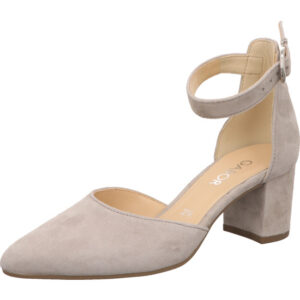 Gabor Damen Pumps schwarz mit schwarzem Absatz