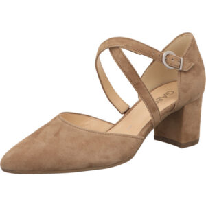 Gabor Damen Pumps braun mit braunem Absatz