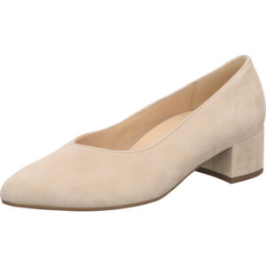 Gabor Damen Pumps beige mit beigem Absatz