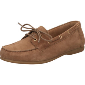 Gabor Damen Halbschuhe peanut mit brauner Sohle