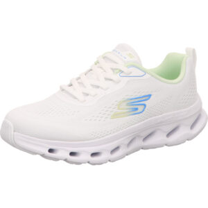 skechers weiss bungee schnürung go walk glide step 2 0