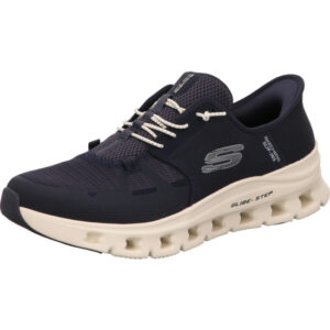 skechers herren sneaker blau glide step pro