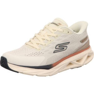 skechers herren schnürer beige glide step