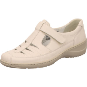 lugina damen halbschuhe kya perle klettverschluss