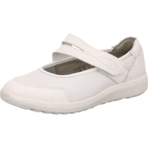 lugina damen sneaker schnürer weiss silber m -ira