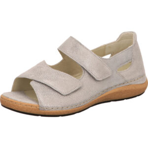 lugina k heliett stein klettverschluss damen sandalette mehrweite