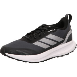 adidas damen sneaker runfalcon 5 tr Damen Sportsneaker schwarz mit silber und weißer Sohle