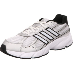 adidas technochaos 2000 weiss schwarzen und silber Streifen helle Sohle herren sneaker