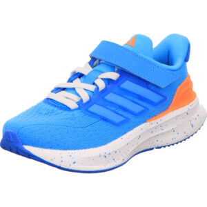 adidas ultrarun 5 el c blau hellblau orange kombi helle gesprengelte Sohle klettverschluss