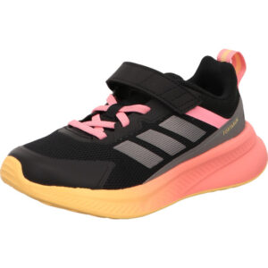 adidas fortarun 4.0el c kids schwarz orange pink Sohle  klettverschluss und zipper