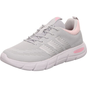 adidas damen sneaker cloudfoam flex grau mit silber pink kombi und grauer Sohle
