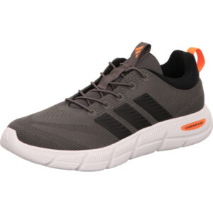 adidas herren sneaker grau mit schwarz kombi cloudfoam flex und heller Sohle