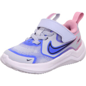 nike cosmic runner kleinkinderschuhe blau pink kombi klett und weiße Sohle