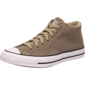 converse hoher  herren sneaker ctas malden street mid taupe schnürer mit heller Sohle