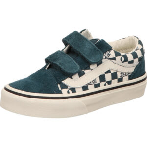 vans kinder sneaker old skool v farbe mystic checker moss klettverschluss