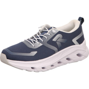 Rieker Herrenschuhe blau kombi mit weißer Sohle