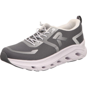 Rieker Herrenschuhe grau mit weißer Sohle
