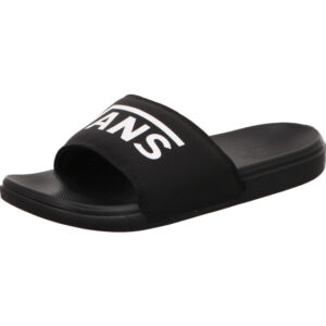 vans la costa badeschuhe unisex schwarz mit weißer Vans Schrift