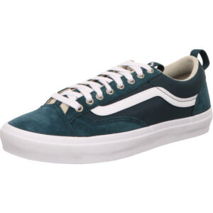 vans skate old skool Herren Sneaker dunkel grün schnürer mit weiß und heller Sohle