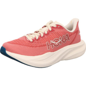 Hoka MACH 7 Damenlaufschuhe LINGONBERRY/CRANBERRY bordeuax mit heller Sohle