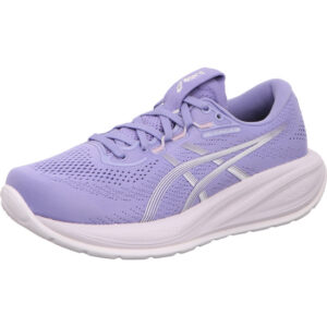 asics damen laufschuhe gel cumulus 28 blue bell lila white schnürer