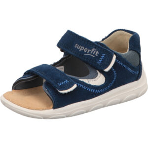 Superfit Kinderschuh Sandale blau kombi mit weißer Sohle
