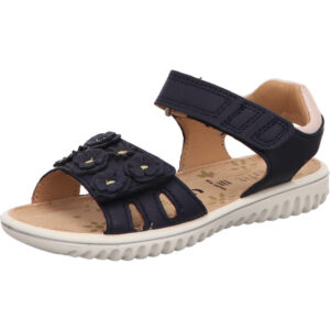 Superfit Kinderschuh Mädchen blau kombi mit weißer Sohle