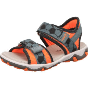 Superfit Kinderschuh Jungs Sandale orange grün kombi mit heller Sohle