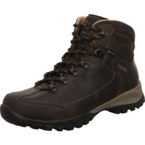 Meindl Trento GTX Herren Trekking und Wanderschuhe dunkelbraun und heller Sohle