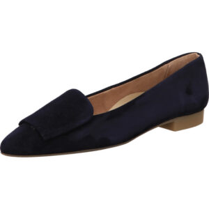 Paul Green Loafer Damen blau mit brauner Sohle