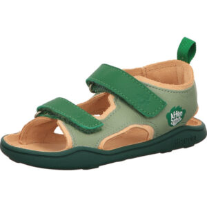 affenzahn jungen sandale leder airy grün klettverschluss