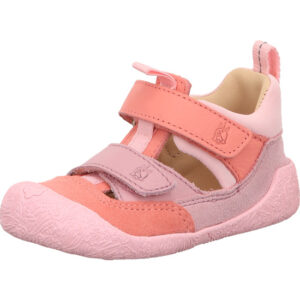 affenzahn lauflerner sandale mädchen rosa klettverschluss leder