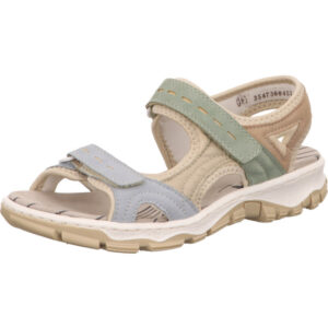 Rieker Damen Sandalen multi mit heller Sohle