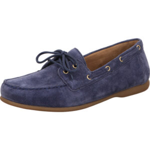 Gabor Damen Halbschuh jeans mit brauner Sohle