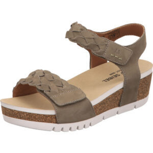 Josef Seibel Quinn 22 granit Sandalette  mit Klettverschluss