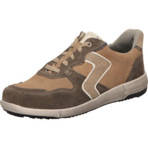 Josef Seibel Enrico 34 granit-multi Slipper mit Gummischnürrung hellgraue Sohle