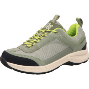 lugina h-freya damen halbschuhe schnürer graugrün