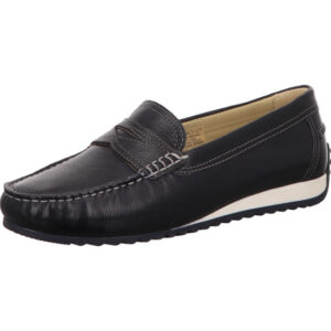 Ara New Port blau Slipper mit weißer Sohle