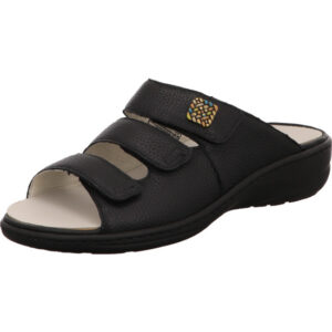 lugina heria schwarz klettverschluss