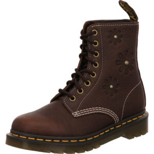 dr martens schnürer leder 1460 pascal flower 42420200 dunkel braun grizzly