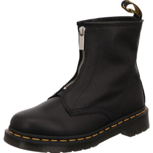 dr martens stiefeltte echt leder reissverschluss 1460 fz zip up boot black virginia