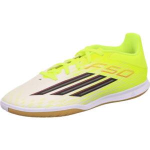 adidas F50 Club in Hallenfußballschuh schwarz weiß rot