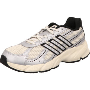 adidas damen sneaker technochaos 2000 weiss mit silber und heller Sohle